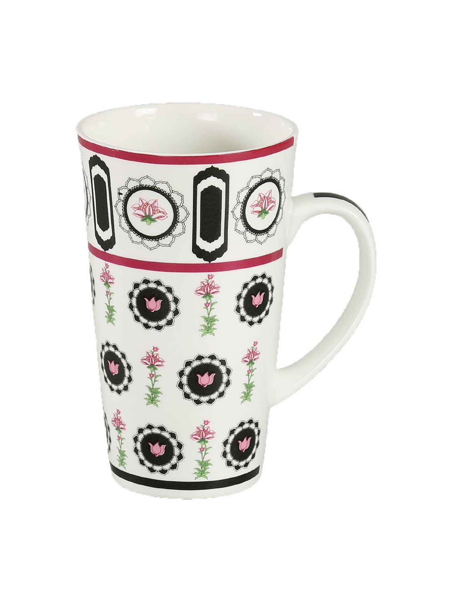 India Circus by Krsnaa Multicolor Ceramic 530 ML Mugs - Set of 2