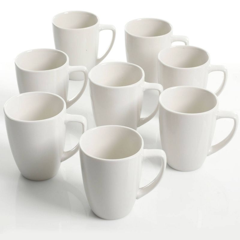 Gibson Home 12oz 8pk Ceramic Zen Buffetware Mugs