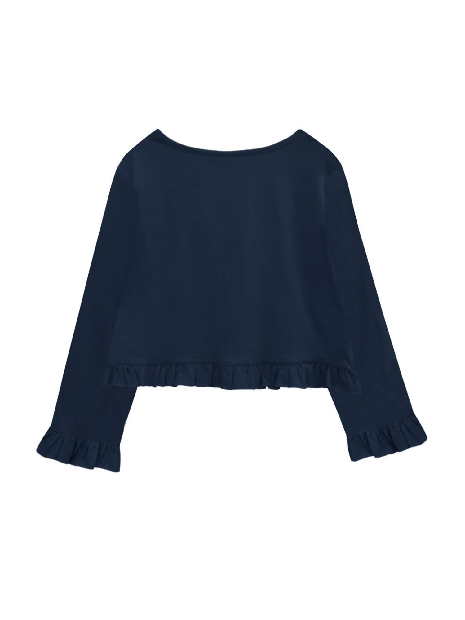 A.T.U.N. Navy Solid Full Sleeves Cardigan