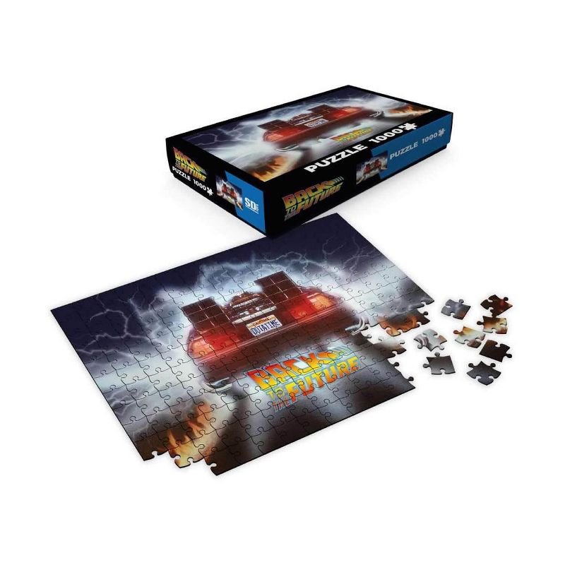 SD Toys Back To The Future Delorean Out A Time 1000 Piece Jigsaw Puzzle