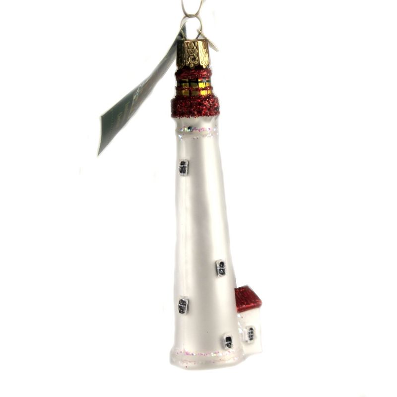 Old World Christmas 4.75" Cape May Lighthouse New Jersey Southern Shore  -  Tree Ornaments