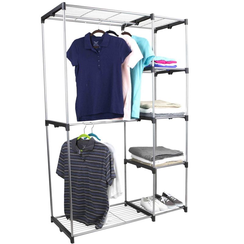Home Basics Storage Closet with Shelving