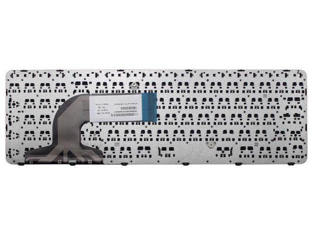 New Laptop Keyboard for HP 15-f 15-f000 15-g 15-g000 15-h 15-h000 15-r 15-r000 US layout black color With Frame