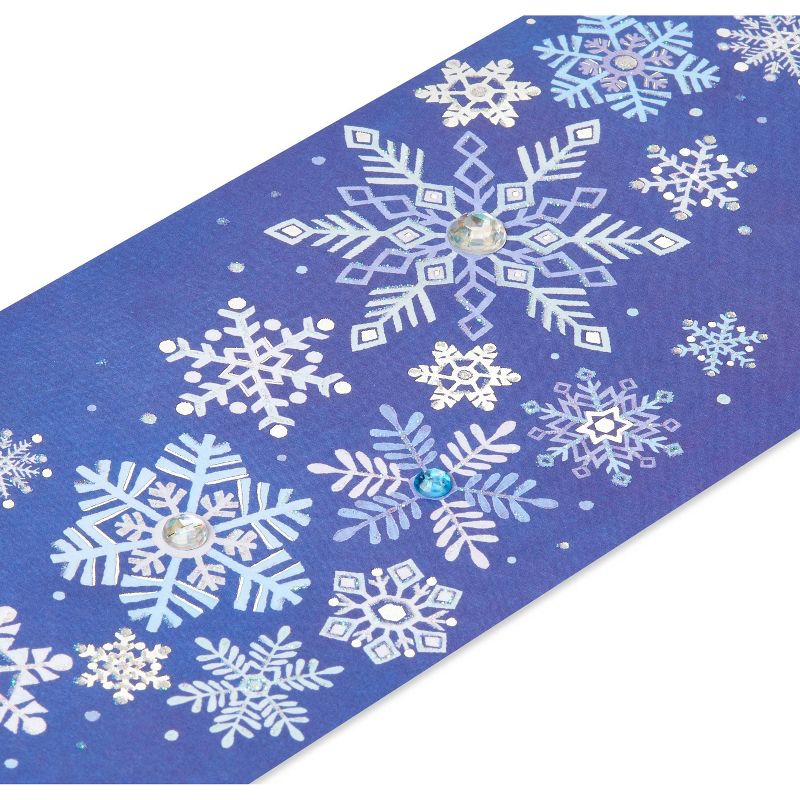 Papyrus Allegro Snowflakes Blue Card Pack
