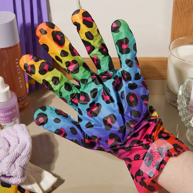 Holler and Glow Purrfect Skin Hand Mask - Rainbow - 0.61 fl oz