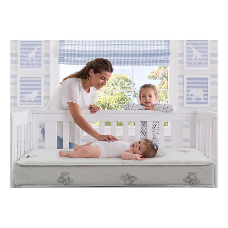 Beautyrest Platinum 2 Stage Crib and Toddler Mattress - Beige