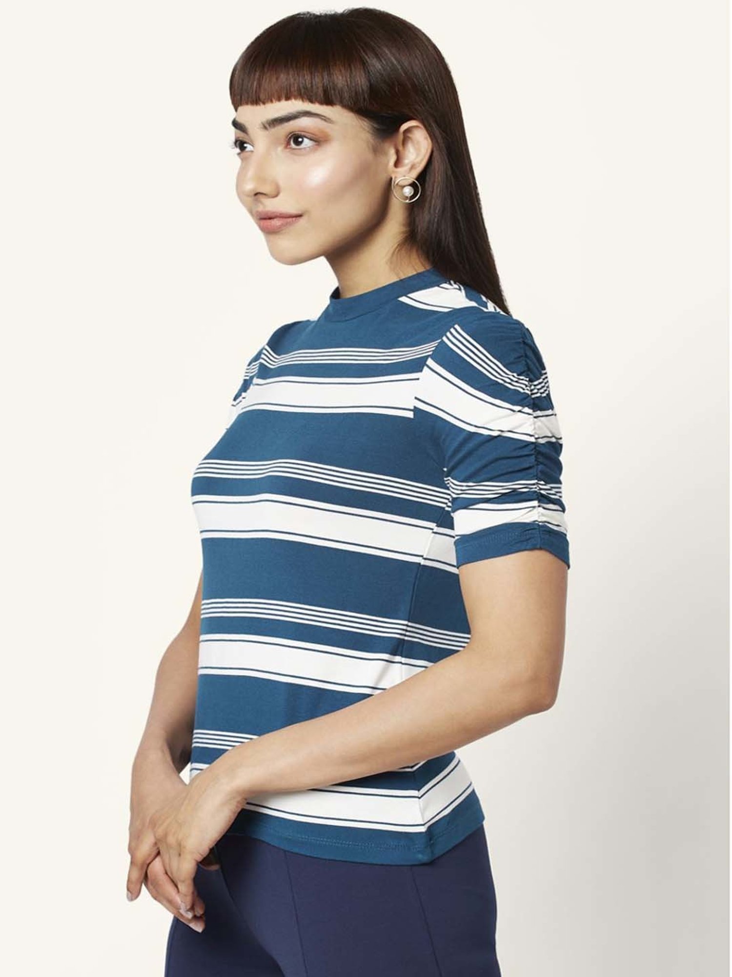 Fame Forever by Lifestyle White Cotton Printed T-Shirt