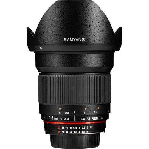 Samyang - 16 mm - f/2 - Ultra Wide Angle Lens for Sony E