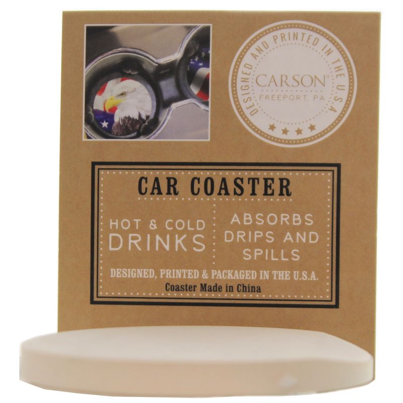 Tabletop 2.75" Flip  Flop Car Coasters Absorbent St/2 Summer Carson Home Accents  -  Coasters