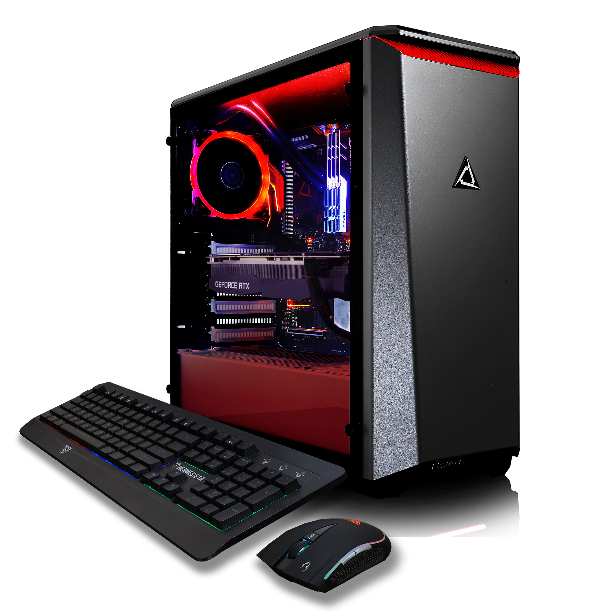 XOTIC V200 Advanced Gaming and Entertainment Desktop (RYZEN 7 5800X 8-core 4.7GHZ Turbo, 16GB DDR4 RAM, 500GB NVMe SSD + 2TB HDD, GeForce RTX 3060 12GB, Windows 10) Liquid Cooled PC