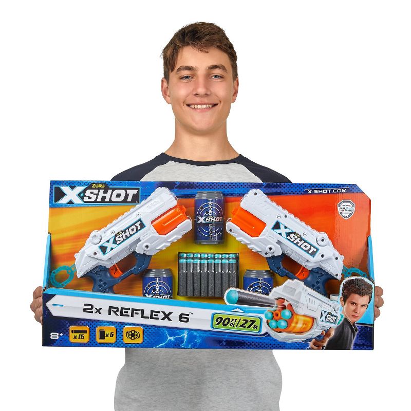 Zuru X-Shot 2x Reflex 6 Blasters