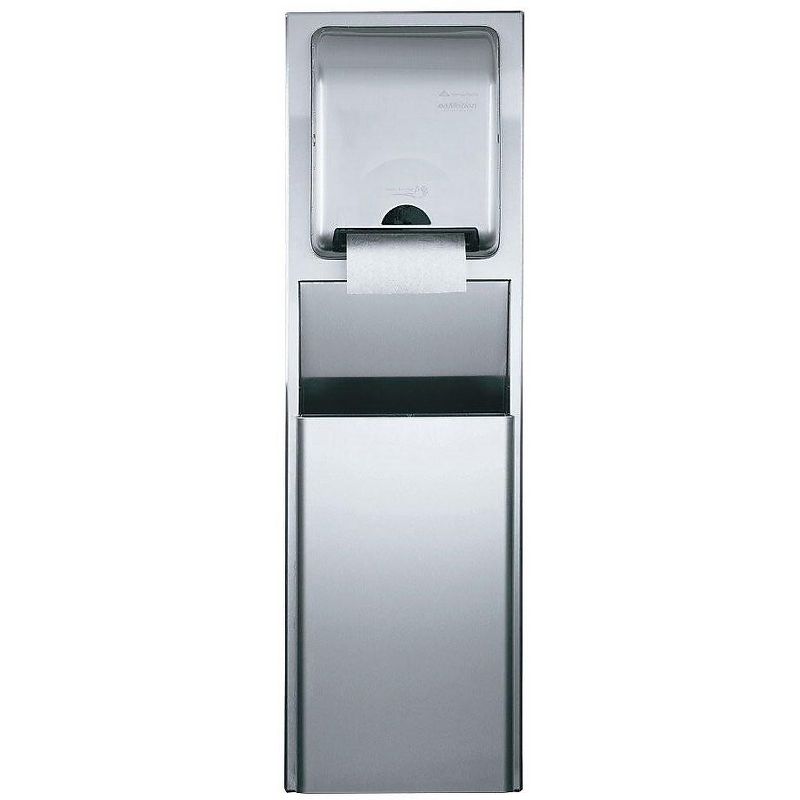 Safco At-Your-Disposal Recycling Center Polyethylene Three 28gal Bins Black 9798BL