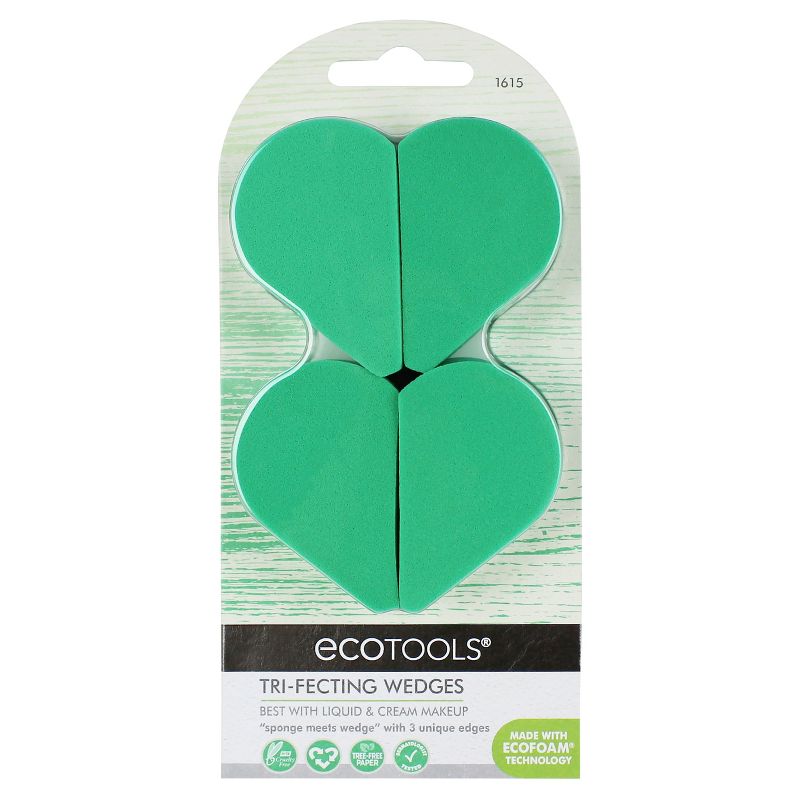 EcoTools Tri-fecting Wedges - 4pc