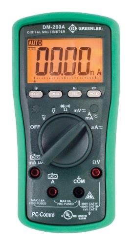 greenlee dm200a digital multimeter 1000 volt