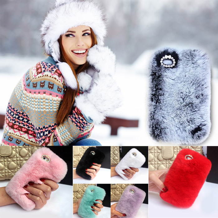 Value Tom Warm Furry Back Cover Cases For Samsung S6 edge