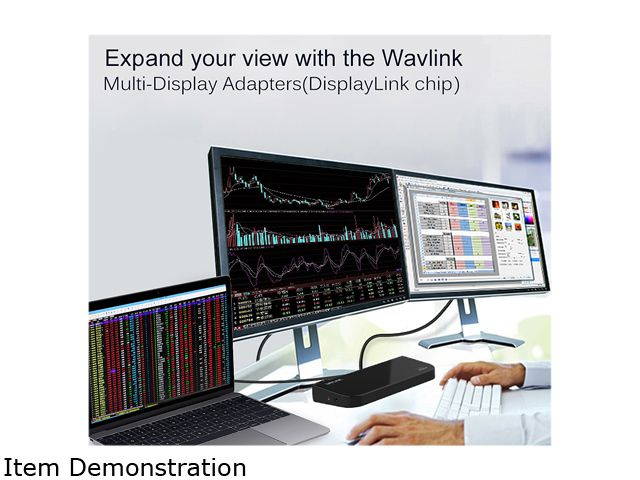 Wavlink USB C Dual 4K HDMI&DP Universal Docking, with 60W Power Delivery, Dual 4K@60Hz, Single 5K@60Hz Displaylink Dock 2 x HDMI, 2 x DisplayPort, Gigabit Ethernet, 2 x USB-C Ports, 4 x USB 3.0, Audio