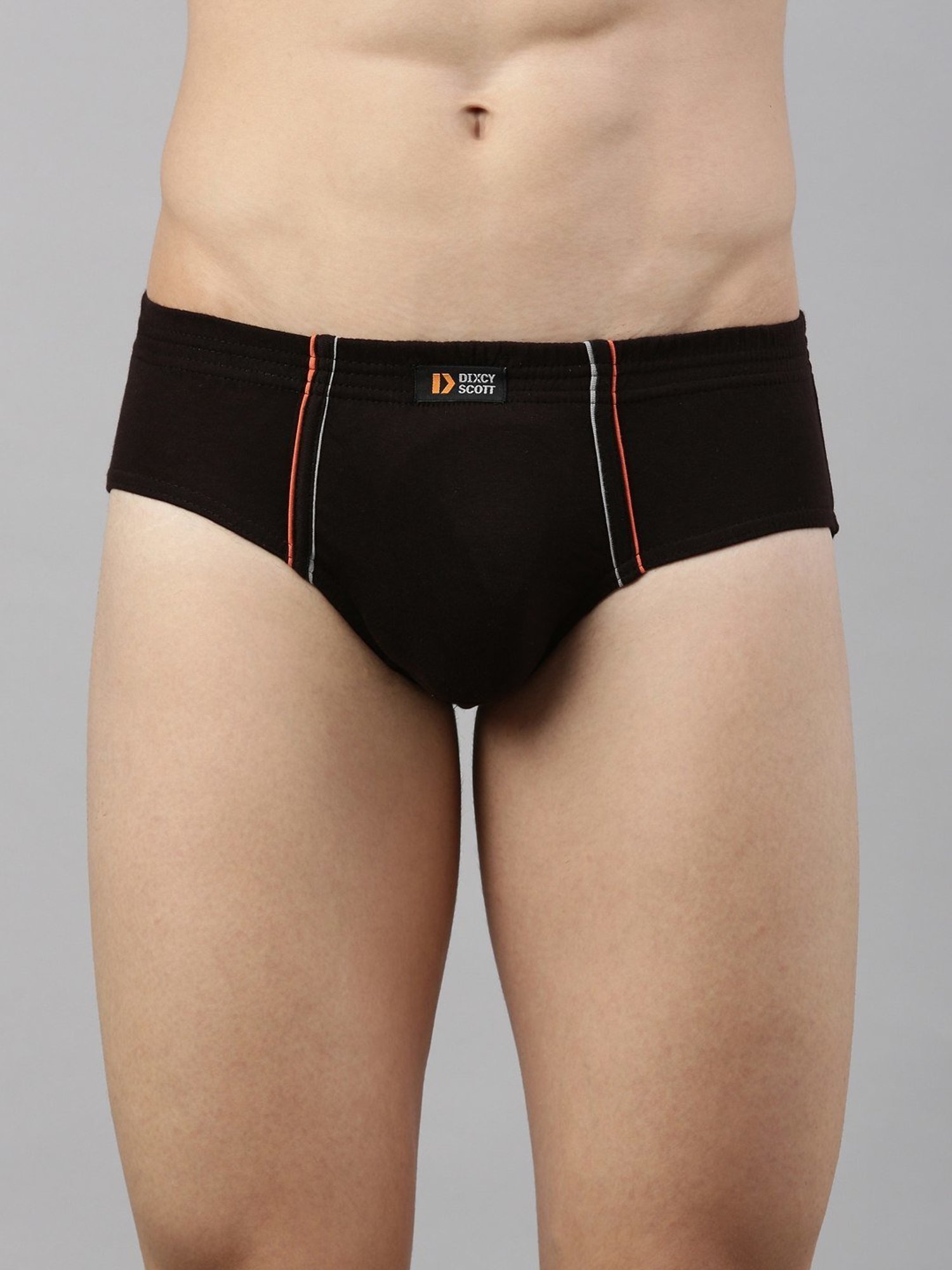 Dixcy Scott Originals Coffee Brown Cotton Regular Fit Brief