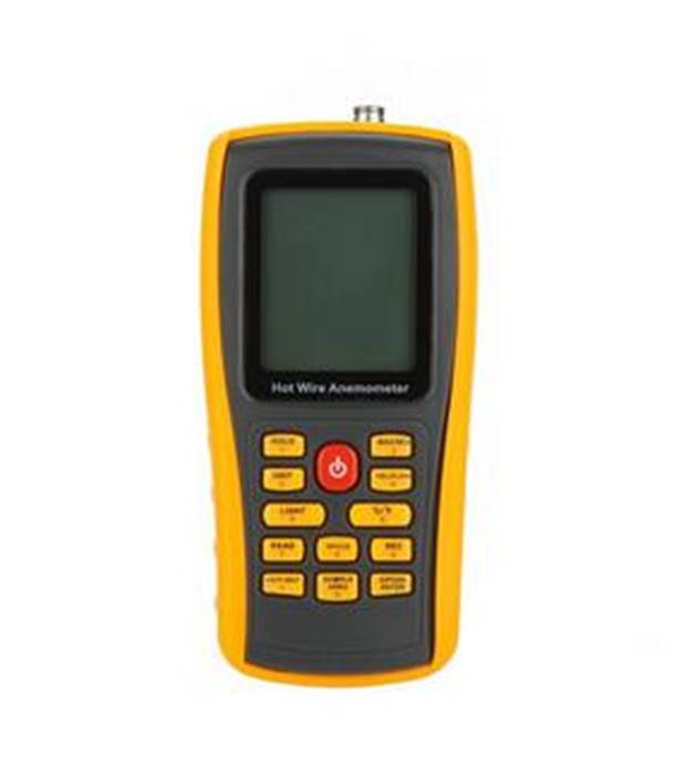 GM8903 Hot Wire Digital Anemometer Wind Speed/Air Flow/Temperature Meter Tester Measuring 0~30m/s with USB Interface & Slim Sensor