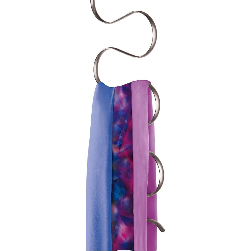 Lynk Hanging Scarf Organizer Closet and Belt Organizer - Platinum