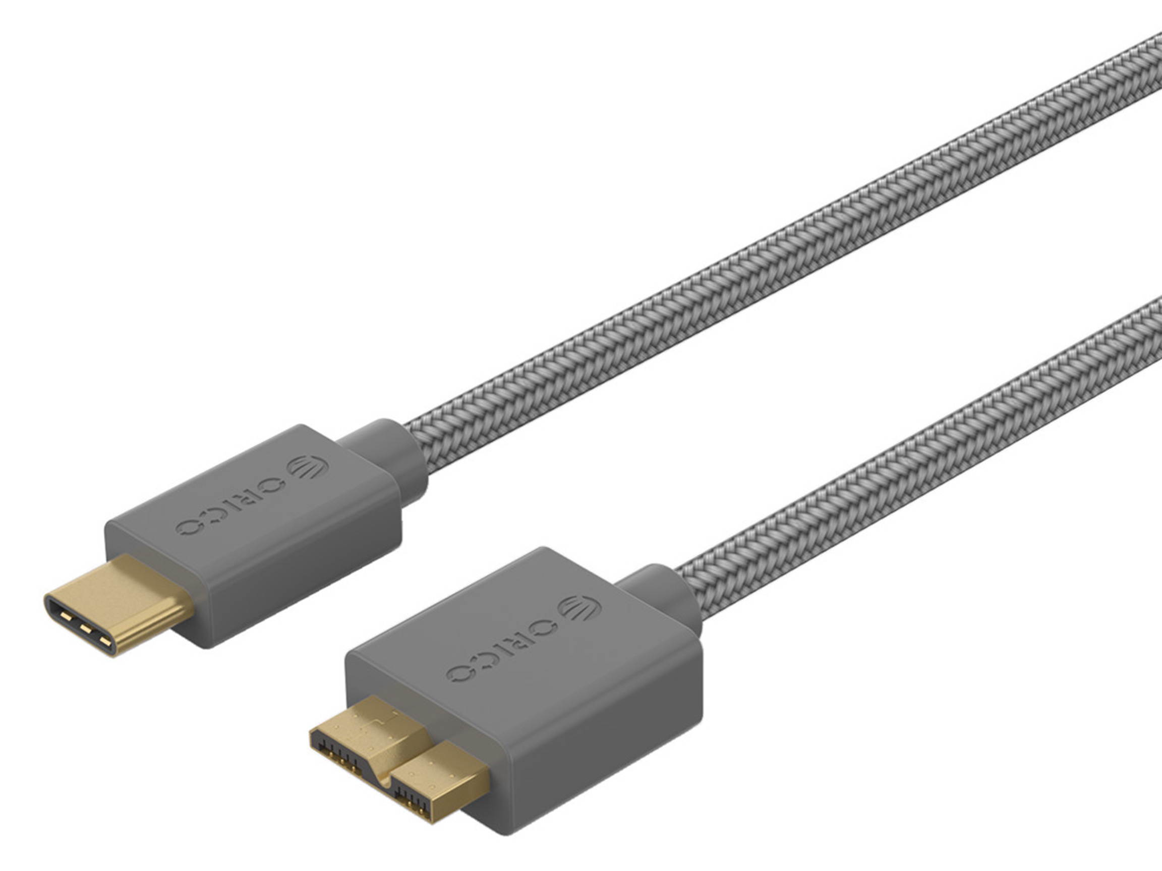 ORICO USB 3.1 USB-C to Micro-B Cable (M/M),   Type-C to USB Micro-B, Fast Charging  Cable 1.64ft to 6.6ft  Gold-plate Interface  for 2.5/3.5 in HDD SSD M.2 SSD and HDD Enclosures