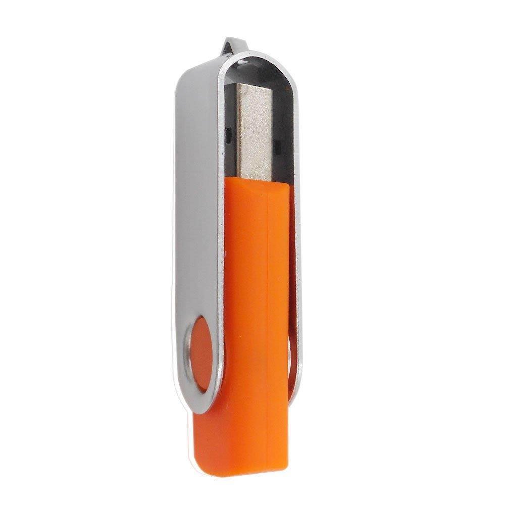 Swivel usb flash drives (4GB, orange)