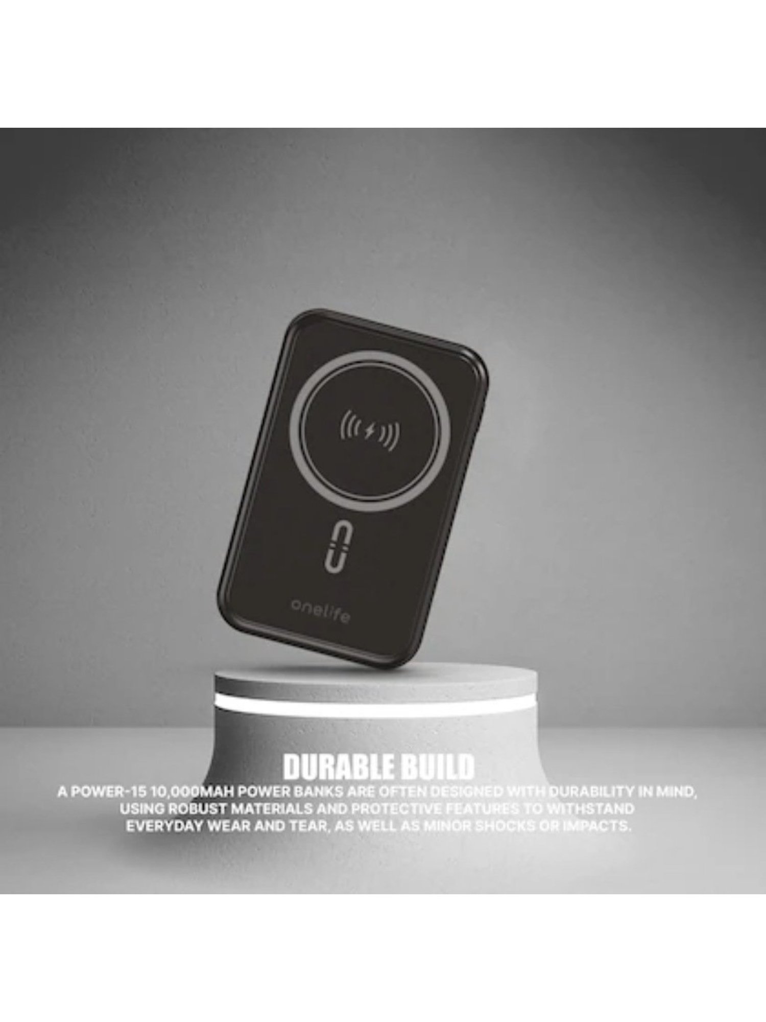 Onelife Power 15, 15W Magnetic Magsafe Wireless (Black)