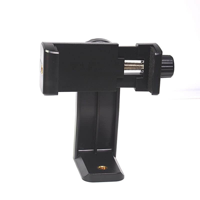 Phone Tripod Holder Head 14quot Screw Adapter + Bluetooth Remote Camera Shutter Rotatable Digtal Camera BracketSelfie Lens MonopodCompatible Camcorder iPhone XXRXs Ma Tripod Adapter