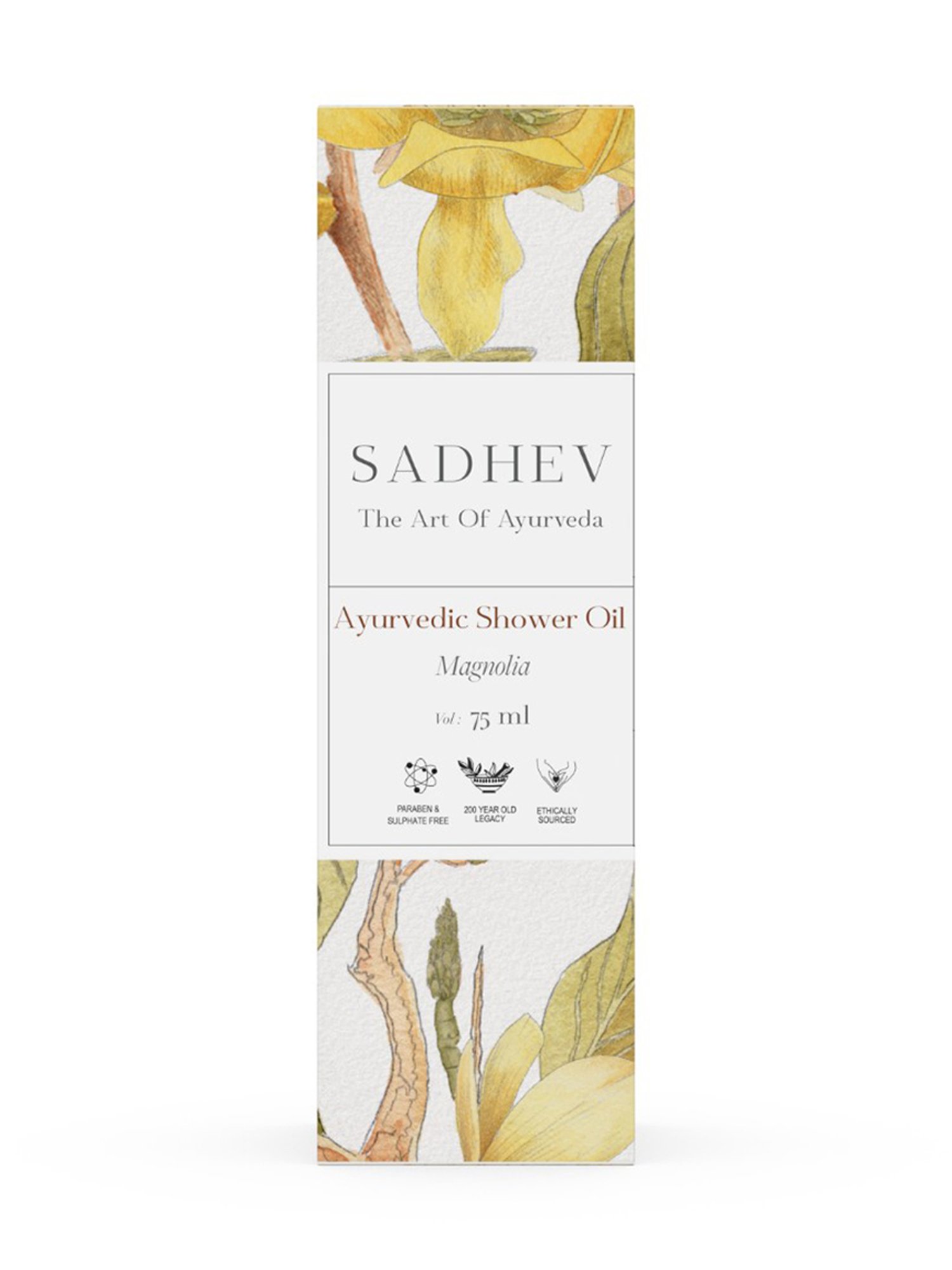SADHEV The Art Of Ayurveda Ayurvedic Magnolia Shower Oil - 75 ml