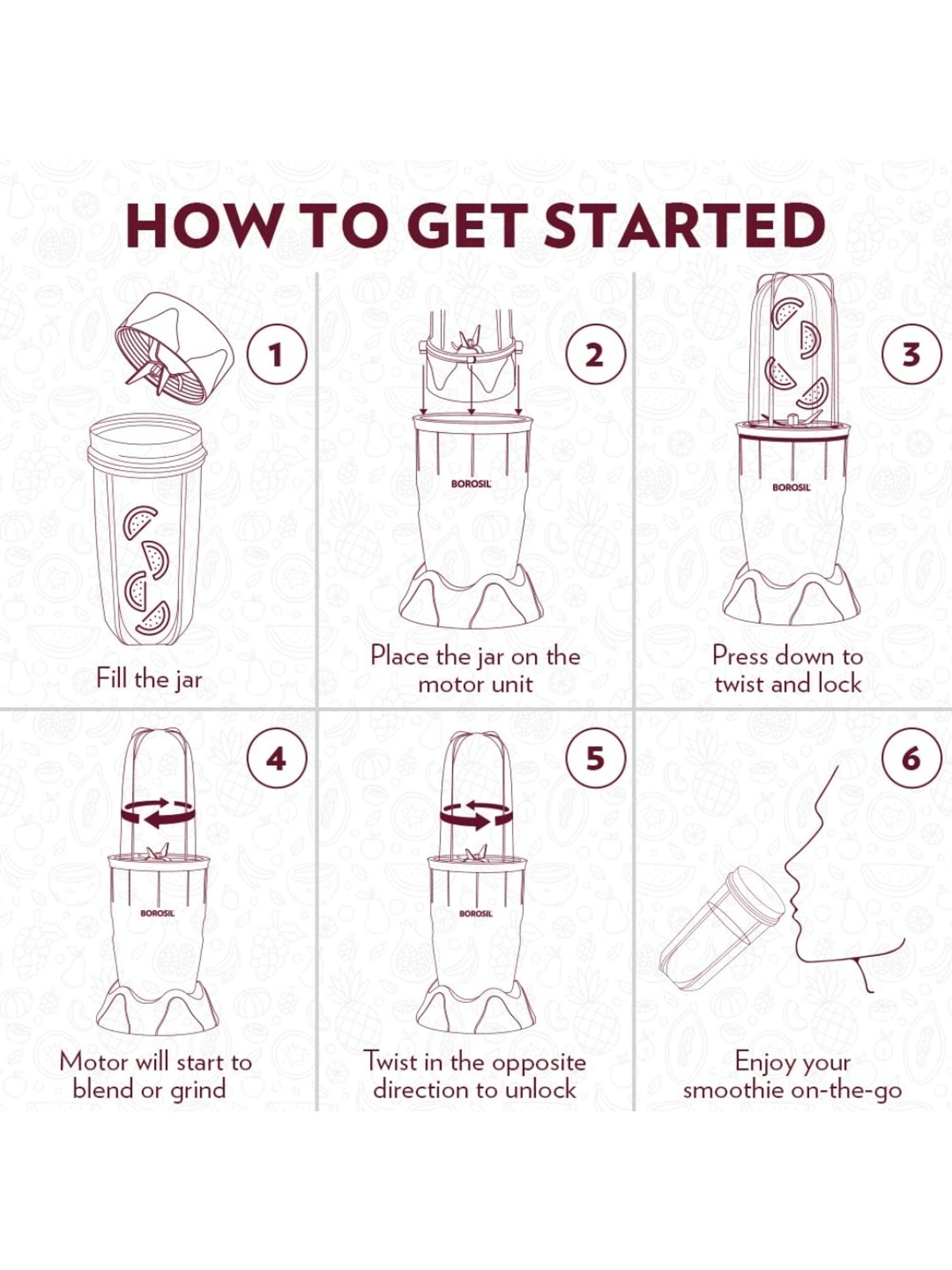 BLACK+DECKER BXCJ0101IN Citrus Juicer 30 Watt 1L (White)