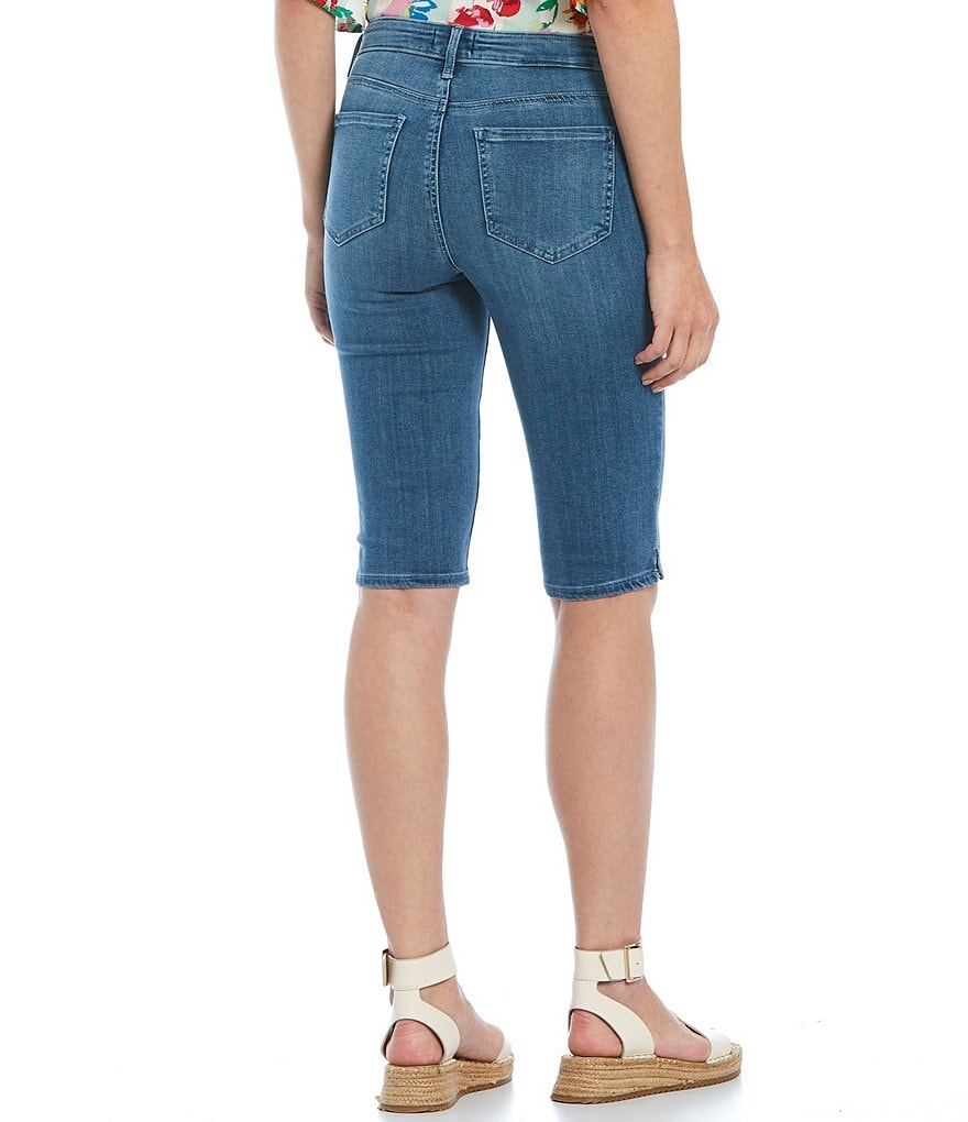 NYDJ Riveted Side Seam Slit Capri Jeans