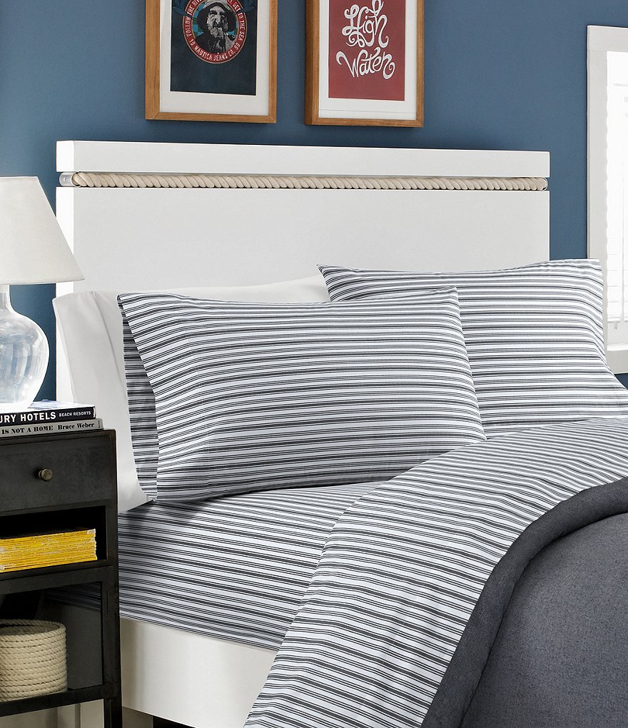 Nautica Coleridge Striped Percale Sheet Set
