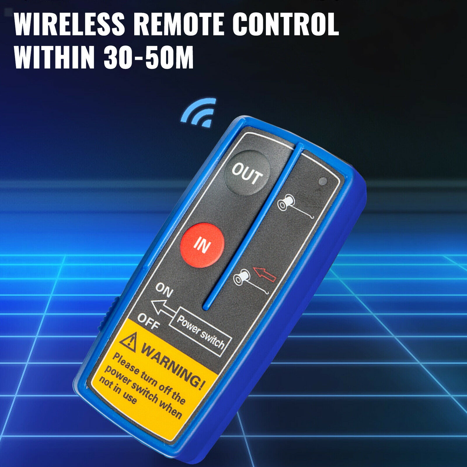 17500Ibs Electric Winch 12V 85FT Synthetic Rope 4WD ATV UTV Winch Towing Truck