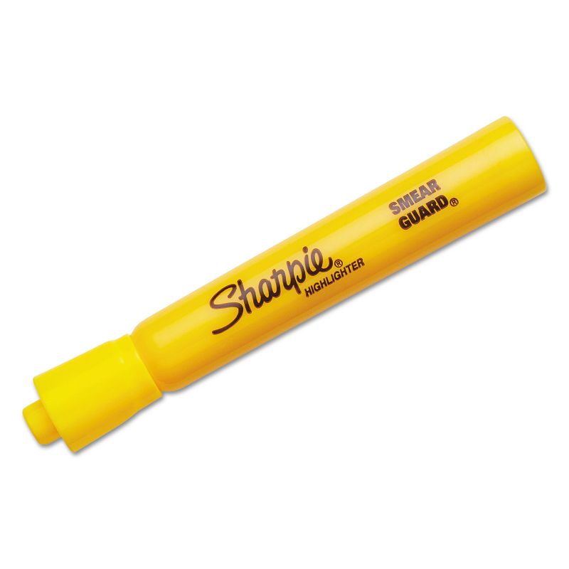 Sharpie Accent Tank Style Highlighter Chisel Tip Yellow Dozen 25005