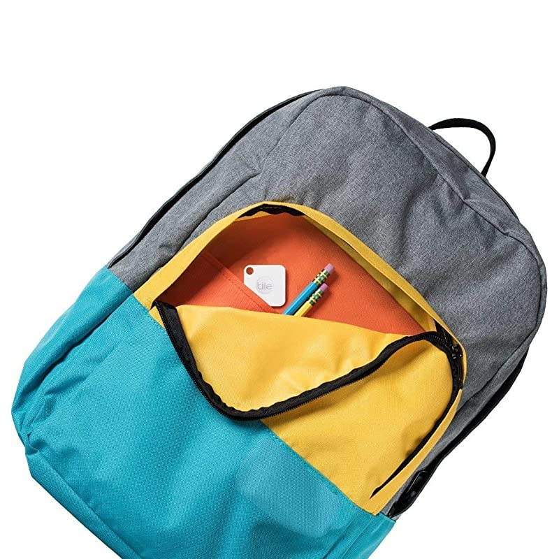 (2 Pack) Kids/Adults Anti-Lost Bracelet for AirTag, iZi Way Soft Silicone Wristband Watch Band Waterproof Protective Case Cover Holder for Apple Air Tag Tracker - Orange/Yellow