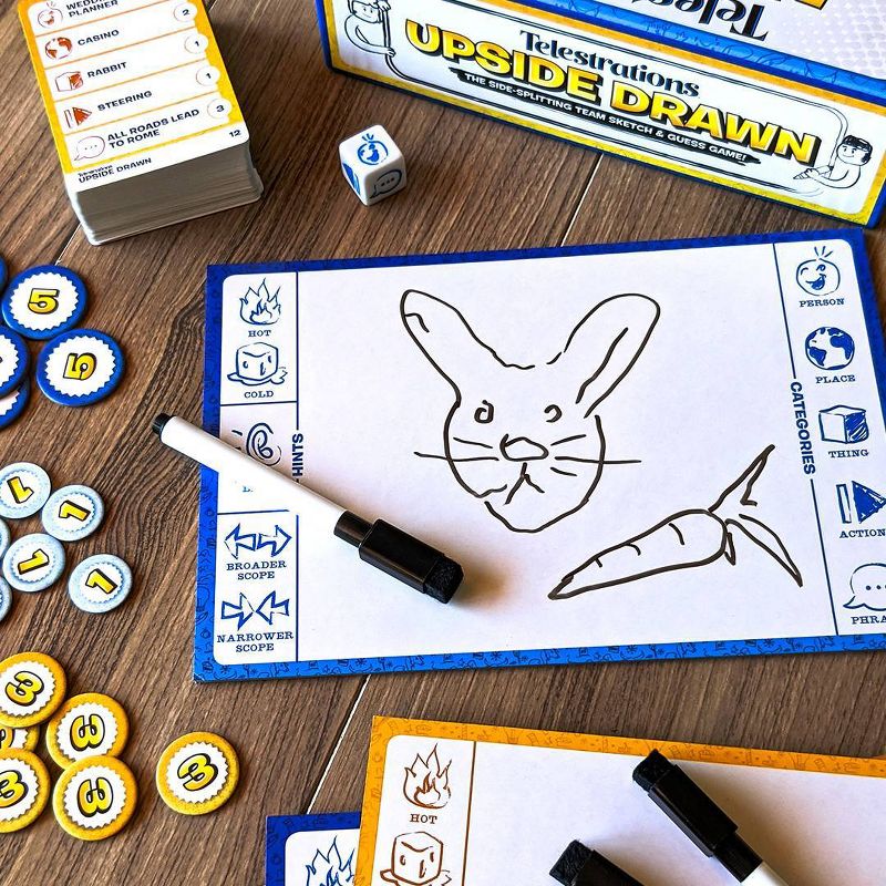 Telestrations Upside Drawn Game