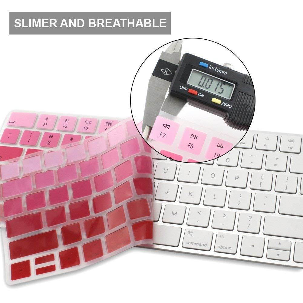 All-inside Ombre Red Cover for Apple Magic Keyboard (MLA22LL/A) with US Layout