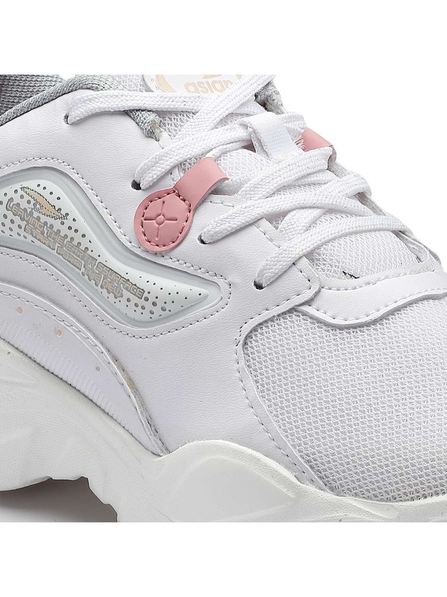 Asian Women's White Running Shoes