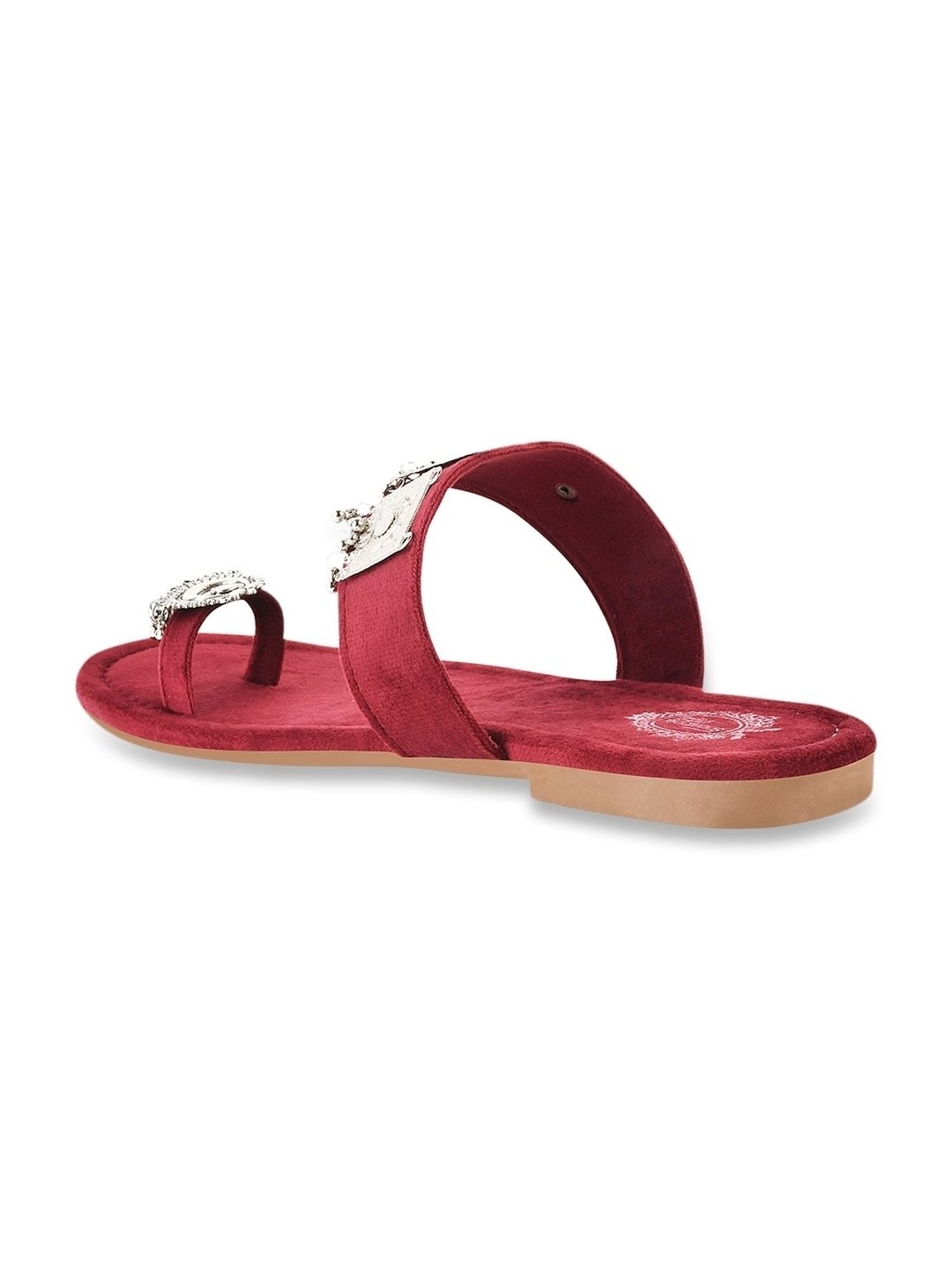 Shoetopia Women's Cherry Toe Ring Sandals