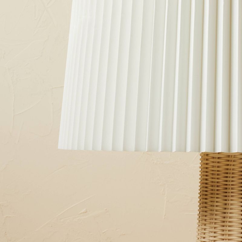 Rattan Floor Lamp (Includes Light Bulb) Brown - Opalhouse™ designed with Jungalow™