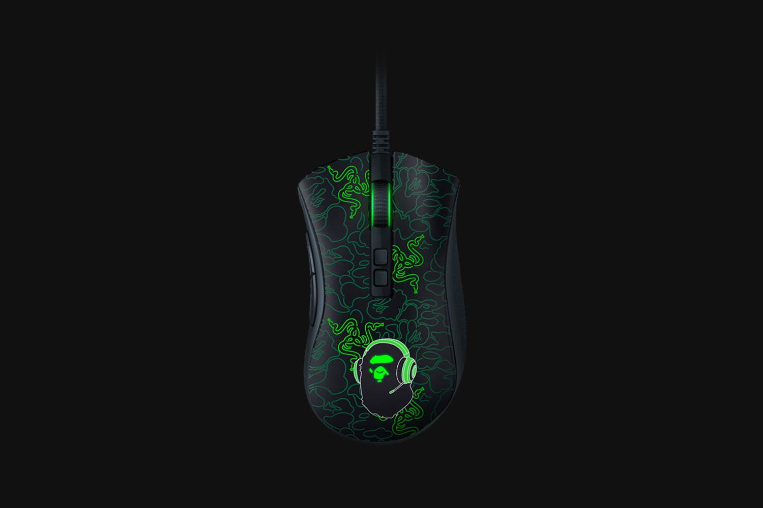 Razer X A Bathing Ape&reg; DeathAdder V2 Mouse BAPE New In Box