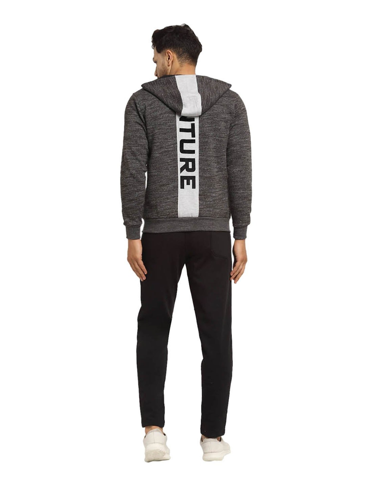 Global Republic Black Printed Tracksuit