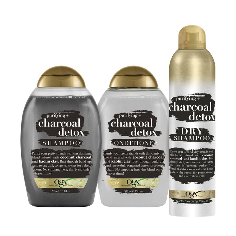 OGX Charcoal Detox Dry Shampoo - 5oz