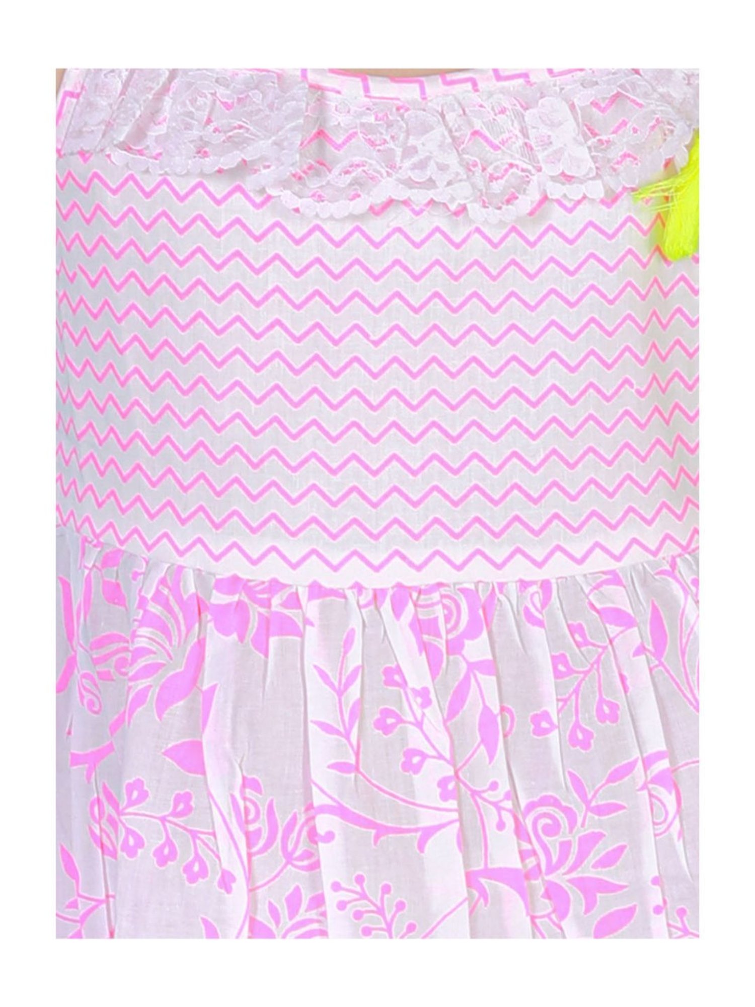 Lil Drama Kids Pink & White Striped Dress