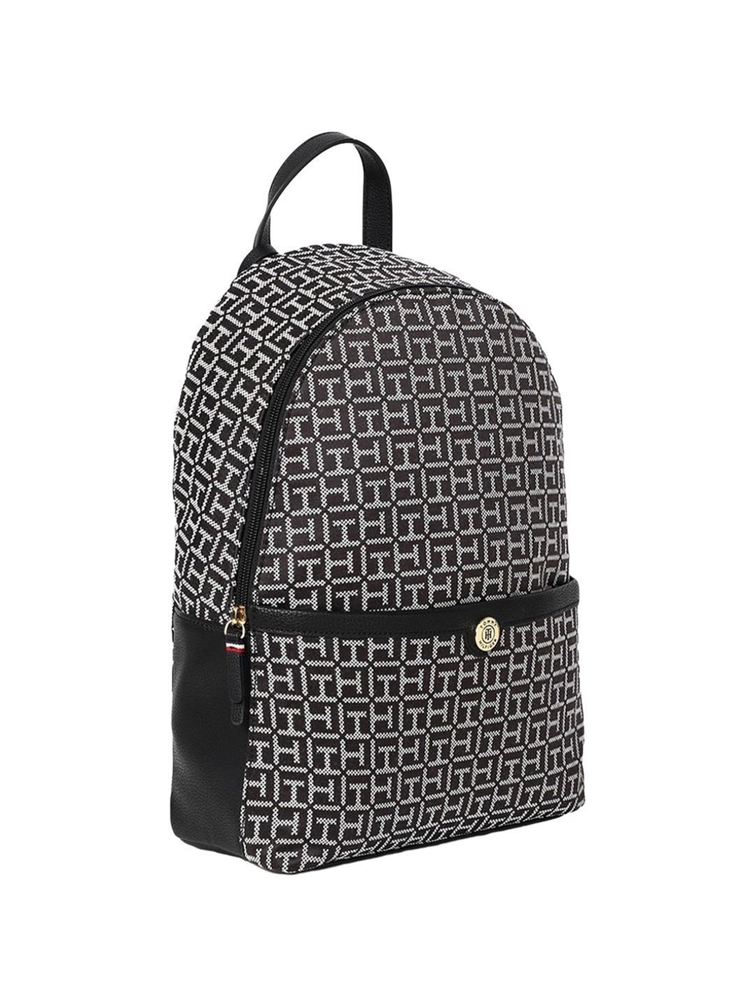 TOMMY HILFIGER Black WILDER II Logo Backpack