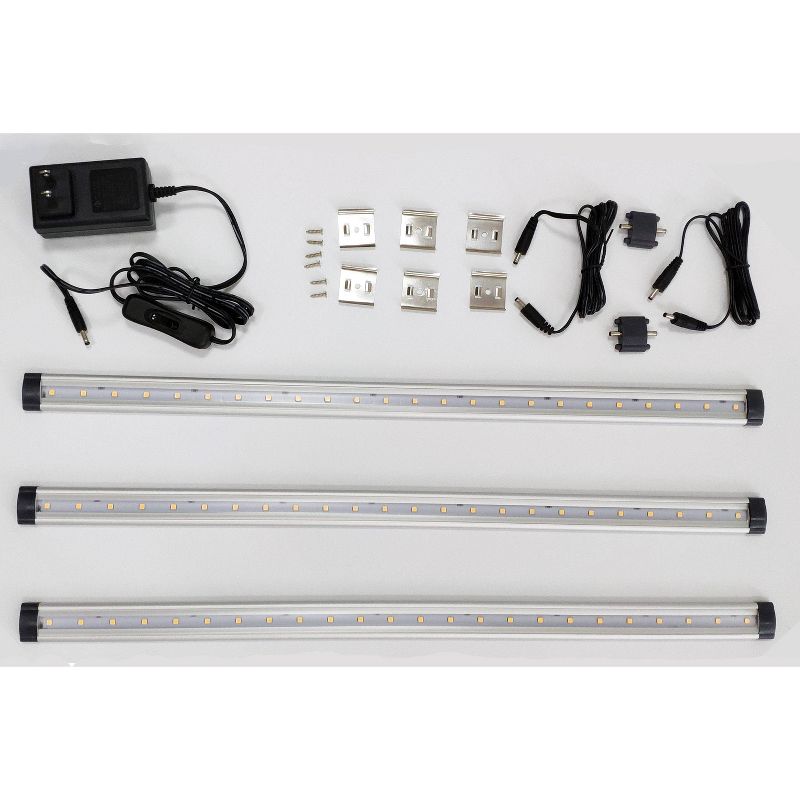 20" Led Workspace Light Bars Silver - Rocelco