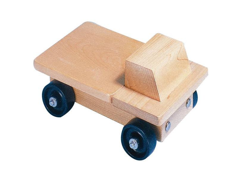 Marvel Education Co Wooden Flatbed Truck, 9 x 5 Inches