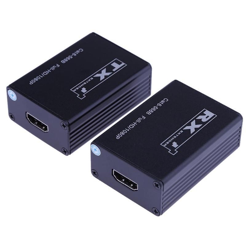 1080P HDMI Network Extender Adapter Over Single Cat 6-568B 30m Transmission HD Signal High Quality HDMI Extender