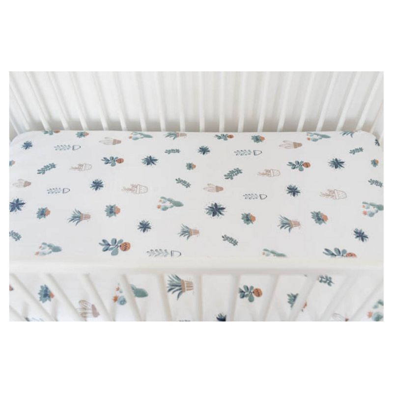 Little Unicorn Cotton Muslin Fitted Crib Sheet - Prickle Pots