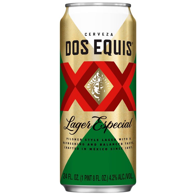 Dos Equis Mexican Lager Beer Single - 24 fl oz Can