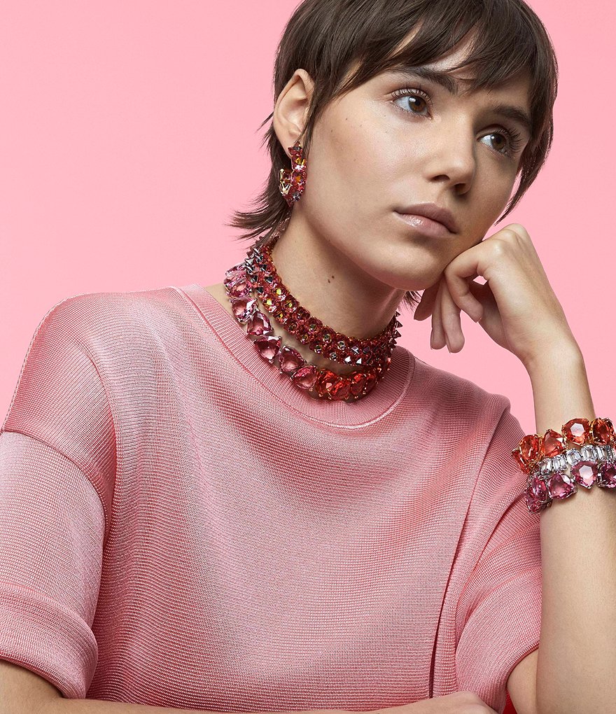 Swarovski Chroma Hoop Earrings